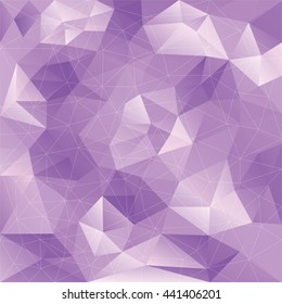 Abstract purple triangles vector illustration.