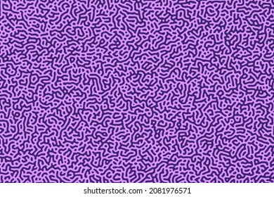 Abstract purple turing texture and pattern background