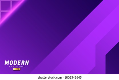 banner de fondo de vector púrpura abstracto. Resumen de la decoración de corte de papel en capas realistas. Tercer telón de fondo. Ilustración vectorial. Plantilla de diseño de portada. Concepto de diseño de materiales