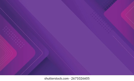 Fondo de Vector púrpura abstracto con estilo futurista moderno
