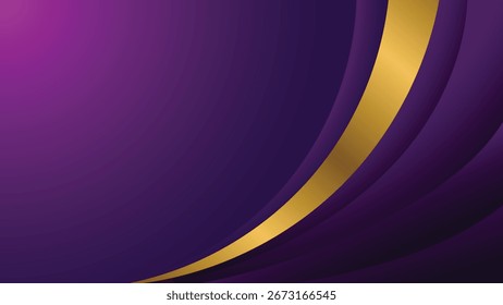 Fondo de Vector púrpura abstracto con estilo futurista moderno	