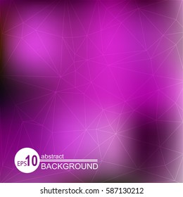 Abstract purple vector mesh background with mosaic pattern. Design element for banners or wallpapers.