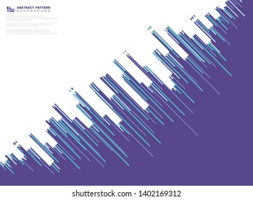 Abstract purple vector stripe line pattern design technology background. You can use for poster, ad, artwork, cover design, print, book, a4, artwork. illustration vector eps10