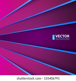 Abstract purple and violet paper layers. RGB EPS 10 vector illustration