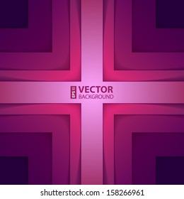 Abstract purple and violet paper triangle shapes background. RGB EPS 10 vector illustration