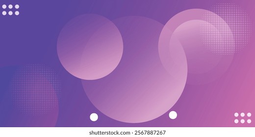 Abstract Purple violet and white background abstract art vector with geometric gradient shapes. Abstract gradient shapes background for presentation, business report, card, banner, poster