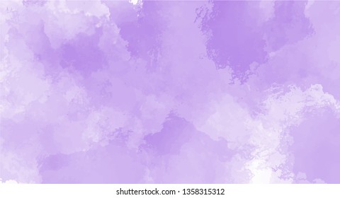 Abstract purple watercolor background for your design, watercolor background concept, vector.
