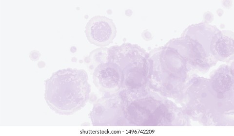 Abstract purple watercolor background for your design, watercolor background concept, vector.
