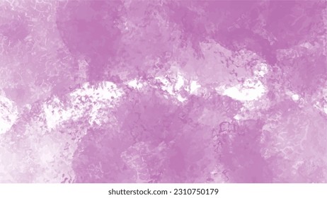 Abstract purple watercolor background.Hand painted watercolor. vector