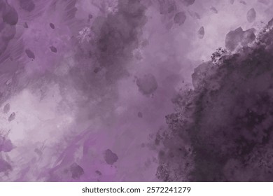 Abstract purple watercolor, soft textures, artistic background, modern design, creative illustration, vibrant hues, digital art.