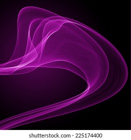 Abstract purple wave 