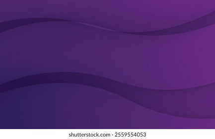 Abstract purple wave background design.