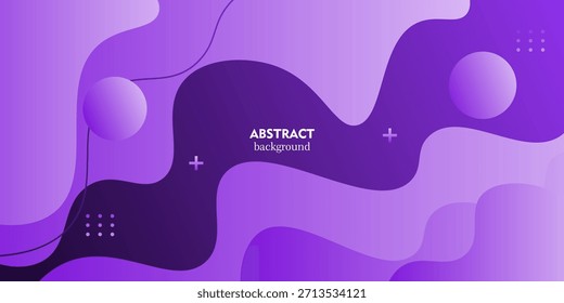 Abstractas diseño de fondo de onda púrpura. Concepto de elemento de onda superpuesto. Fondo de Anuncio fluido. Vector eps10