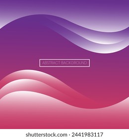 Abstract purple wave background. Dynamic shapes composition. Abstract wave lines background
