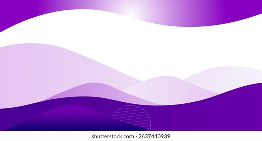  Abstract purple wave background. Dynamic shapes composition. Vector illustration