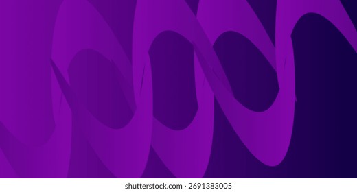Abstract purple wave background. Dynamic shapes composition. Eps10 vector
