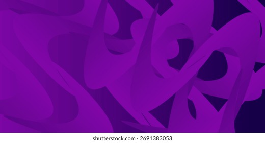 Fondo púrpura Abstractas de la onda. Composición de Formas dinámicas. Vector Eps10