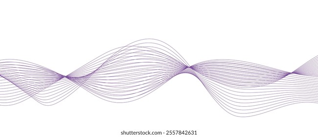 abstract purple wave background. eps10