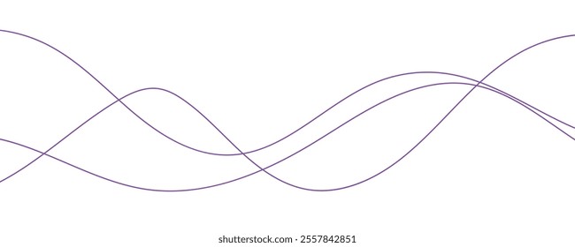 abstract purple wave background. eps10