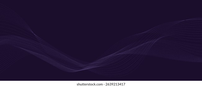 abstract purple wave background. eps10