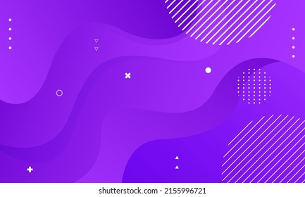 Abstract purple wave background. Fluid shapes composition. Eps10 vector