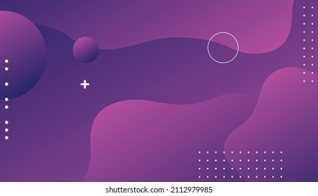 Abstract purple wave background. Liquid color background design. Fluid shapes composition. Eps10 vector