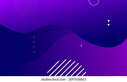 Abstract purple wave background. Vector illustration