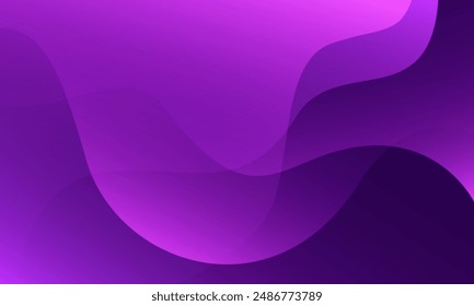 Abstract purple wave background. Vector illustration