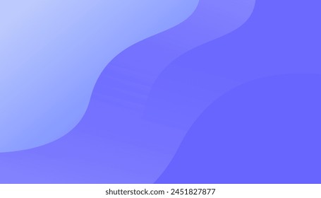 Abstract purple wave with blue color background. Dynamic sound wave. Design element. Vector illustration
