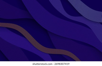 Abstract Purple Wave Fabric Texture Background