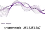 An Abstract Purple Wave Lines Background Design That Is Both Stylish And Unique In Its Appearance