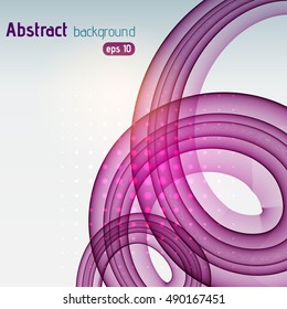 Abstract purple  wave lines design vector background