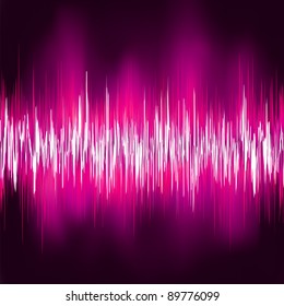 Abstract purple waveform. EPS 8 vector file included