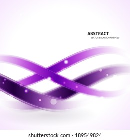 Abstract purple waves background - Design Template . Curved lines texture
