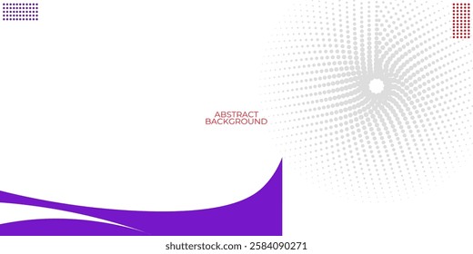 Abstract purple waves are flowing on white background. purple line background curve element. Suit for business, cover, banner, wallpaper, corporate