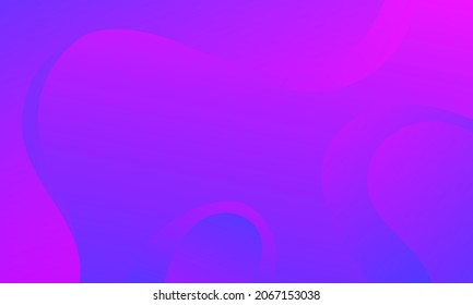 Abstract Purple waves geometric background. Modern background design. gradient color. Fluid shapes composition. Fit for presentation design. website, banners, wallpapers, brochure, posters