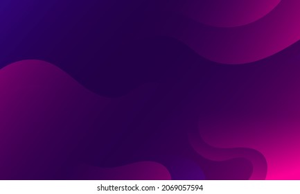 Abstract purple waves geometric background. Modern background design. gradient color. Fluid shapes composition. Fit for presentation design. website, banners, wallpapers, brochure, posters