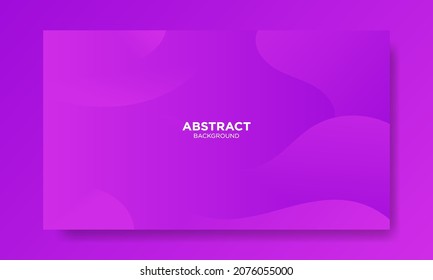 Abstract Purple waves geometric background. Modern background design. gradient color. Fluid shapes composition. Fit for presentation design. website, banners, wallpapers, brochure, posters