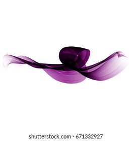 
Abstract purple waves Vector art design