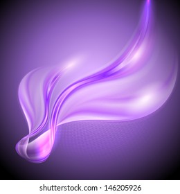 Abstract purple waving background