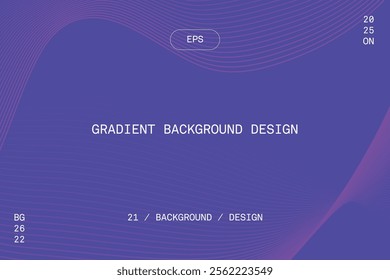 Abstract purple Waving Particle Technology Background Design. Abstract wave moving dots flow particles, hi-tech data background design for brochures, flyers, magazine, business card, banner.