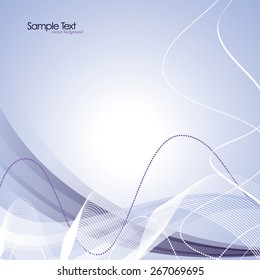 Abstract purple wavy background.