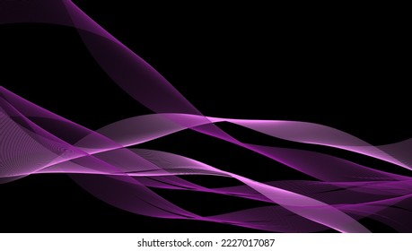 abstract PURPLE wavy background for banner, wallpaper, brochure, landing page. 