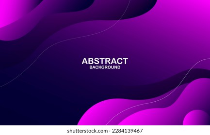 Abstract purple wavy background. Vector illustration
