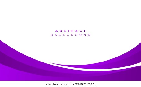 Abstract purple wavy business background. Vector illustration