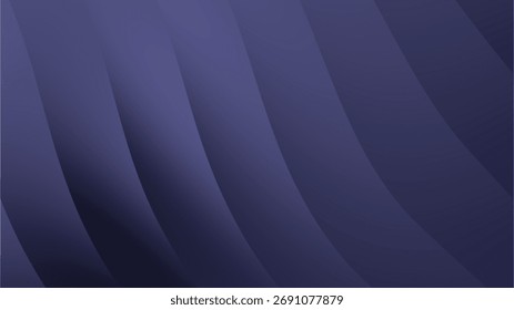 Fondo Abstractas de líneas onduladas púrpuras con degradado suave y Formas curvas dinámicas para el diseño moderno