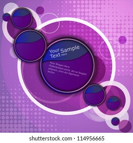 Abstract purple web site template