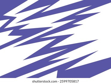 Abstract Purple and white background with spikes and zigzag narrow line pattern work