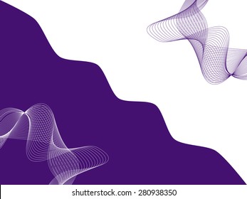 Abstract purple white blend background