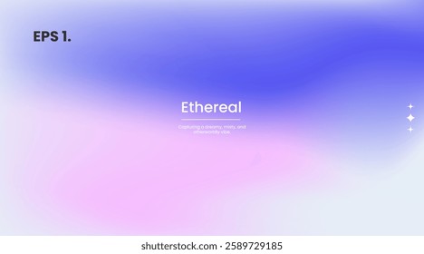Abstract purple and white blurred gradient fluid vector background design wallpaper template with dynamic color, waves, and geometric shape